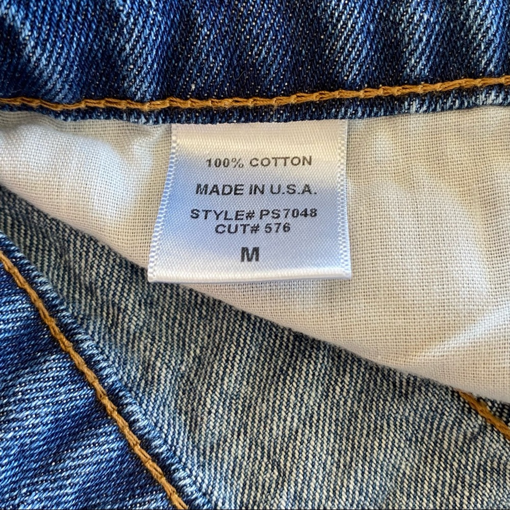 O2 Denim Dark Jean Distressed Short Medium - Picture 7 of 12